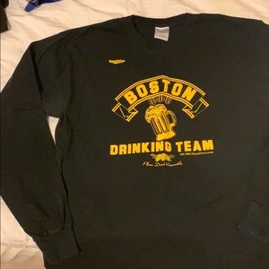 Black long sleeve shirt from a bar in Boston